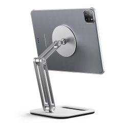 Suporte magnético do suporte da tabuleta do metal, apoio dobrável da almofada, ar pro 12 mini do ipad, xiaomi, acessórios de samsung - Image 2