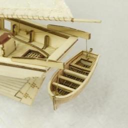 Mini Kits De Construção De Modelo De Barco De Madeira, Halcon1840, Escala 1: 100 - Image 2