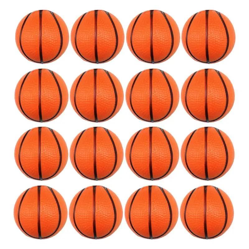 Mini bola de basquete anti-estresse para crianças, espuma macia de borracha, Squeeze Balls, brinquedos para crianças, 6-30pcs - Image 1
