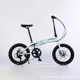 SKIG-Bicicleta de montanha dobrável para adultos, bicicleta de montanha dobrável, bicicleta de estudante, bicicletas de pedal Bisiklet, nova, 20 pol. - Image 2