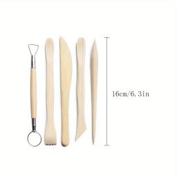 Argila Sculpting Tools Kit, Air Dry, Conjunto de ferramentas de argila para artesanato de cerâmica, cerâmica do polímero, cozimento, escultura, moldagem, moldar - Image 3