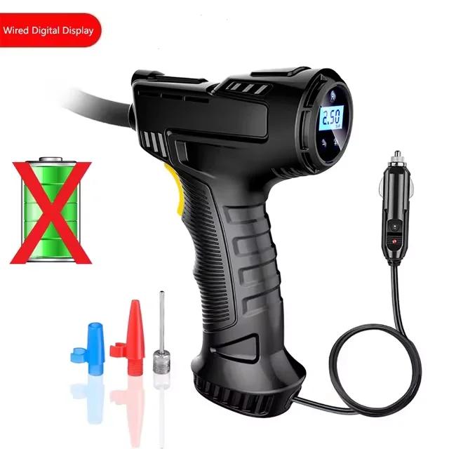 Compressor Digital para Motocicletas e Esportes, Bomba Infladora 120W