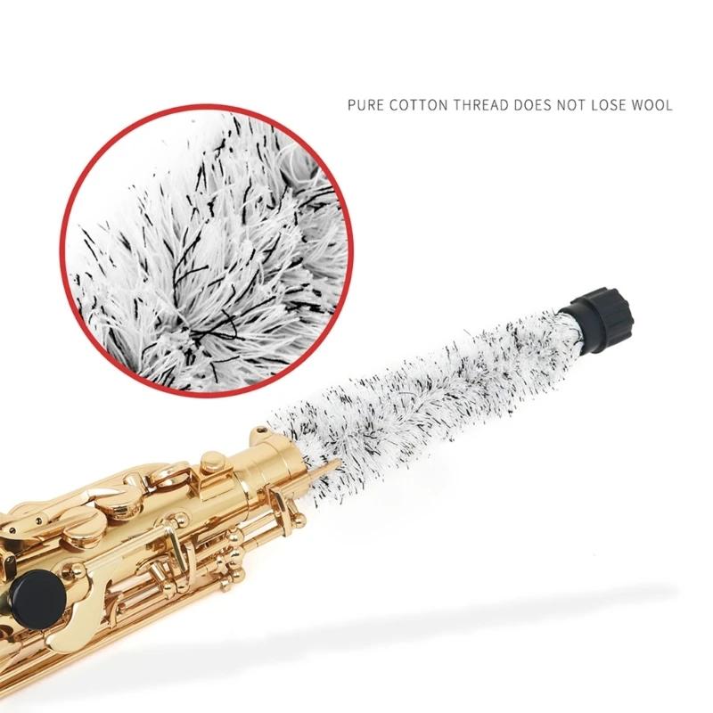 Escova de limpeza para saxofone Sax alto Instrumentos de sopro Ferramentas de limpeza para saxofone - Image 1