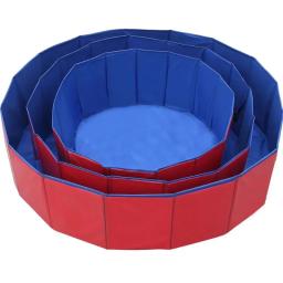 Automático móvel Folding PVC Pet Banheira, piscina de areia do gato, suprimentos de limpeza, incubadora, cão grande e pequeno, novo, 2024 - Image 6