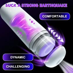 Masturbadores de rabo de cavalo para homens, brinquedos eróticos orais automáticos, vagina industrial, brinquedos do homem real, adulto, 2024 - Image 2