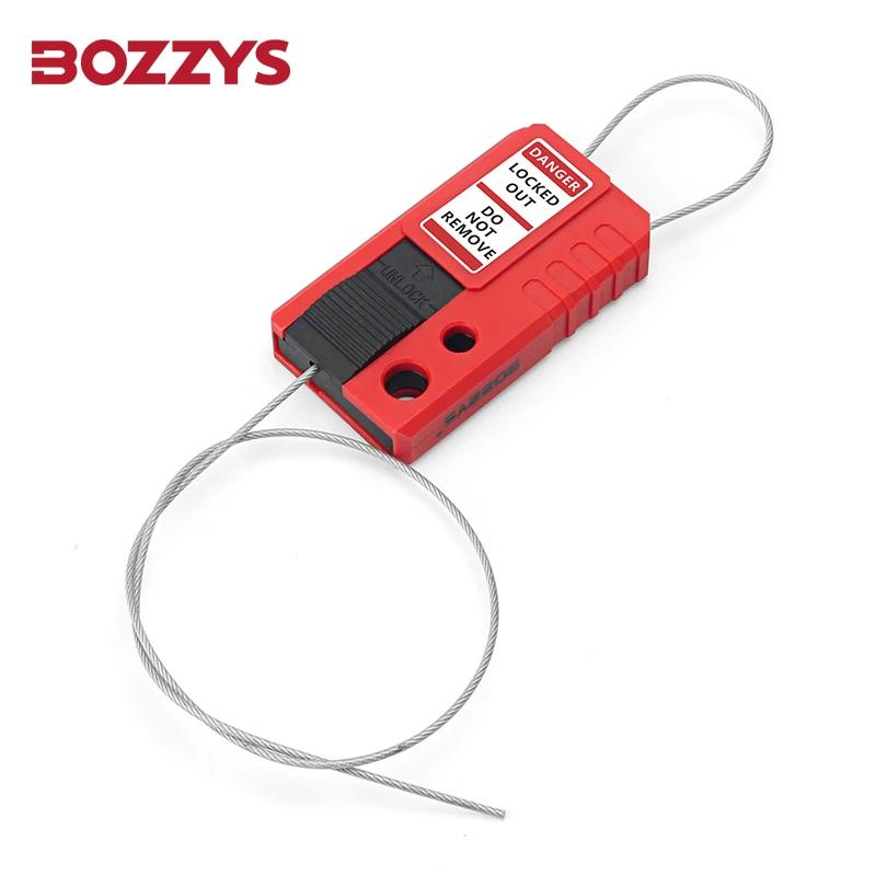 Nylon PA Retrátil Mini Cabo Bloqueio Ajustável para Rapazes, 1.5mm, Aço Inoxidável - Image 1