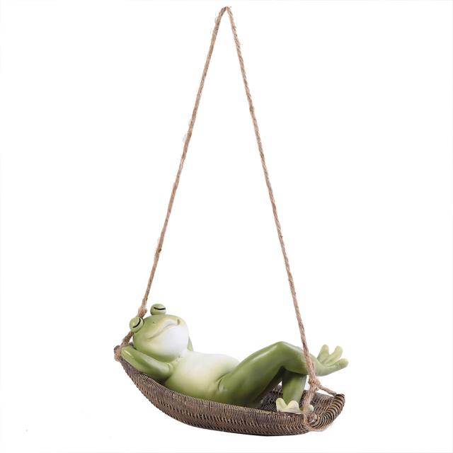 Miniaturas de Resina de Animais: Estatuetas de Sapo e Coelho para Decorar Interior e Exterior