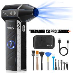 THERAGUN X3PRO Mini Ventilador de jato turbo portátil-150000RPM Poderoso espanador de ar comprimido para secador de carro/PC/casa/indústria - Image 1