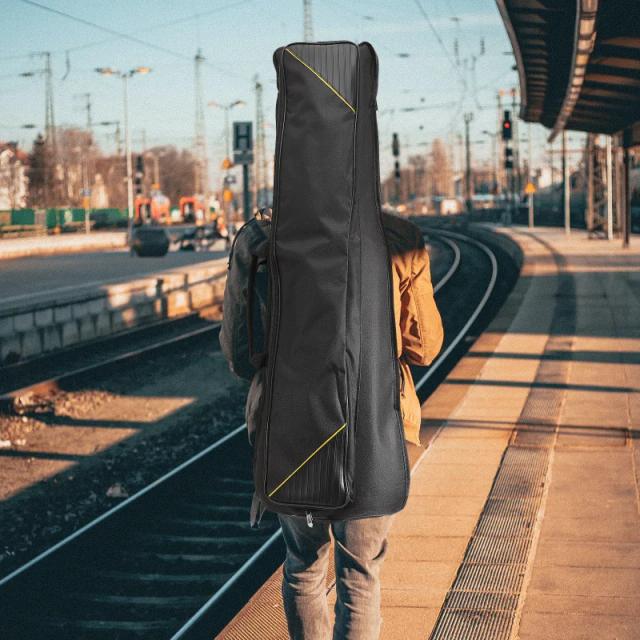 Estojo de Transporte Impermeável para Trombone Tenor com Armazenamento Espesso em Pano Oxford 500D
