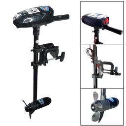 28 lbs tamanho pequeno portátil barco inflável motor elétrico modelo elétrico, preto, sem bateria & suporte fixo - Image 1