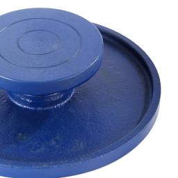 Roda giratória para esculpir cerâmica decoração, Banding Wheel, ferro fundido, lado duplo, carrinho giratória do bolo - Image 5