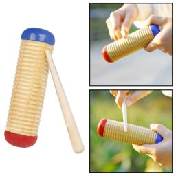 2023 Novo Guiro Raspador Música Guiro Raspador De Madeira Som Guiro Mallet Percussão Instrumento Set Educação Precoce Brinquedos Educativos - Image 2