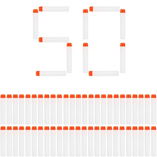Recarga de Dardos Brilhantes para Nerf N Strike Elite 2.0, 1000 PCs Compatíveis com Todos os Blasters Elite, Brilho nas Trevas, Branco