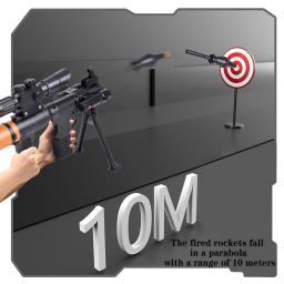 Tactical Grenade Rocket Launcher, Modelo de plástico, Bazooka RPG-7, Cosplay Props, Video Shooting Props, War Game Brinquedos - Image 5