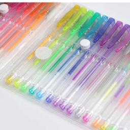 Conjunto de canetas gel coloridas para colorir livros, desenho Doodle artesanato, Scrapbook Journaling Planner, material escolar, 100pcs - Image 6