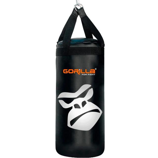 Saco de Pancada Infantil Preto para Boxe e Muay Thai - Gorilla