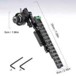 Besta visando quadro ajustável para cima e para baixo com luz verde acessórios de tiro com arco para a caça - Image 4
