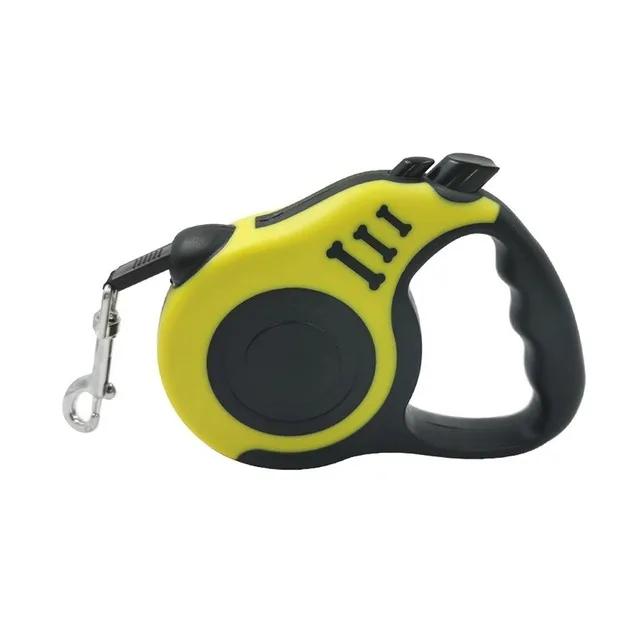 Trela Retrátil Automática de Nylon para Cães e Gatos - Caminhadas e Corridas com Extensão Durável de 3m a 5m