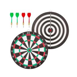 jogue dardos como um profissional! Nosso Jogo de Dardos Dupla Face possui alvo grande de 30 cm e 4 dardos de alta quali - Image 2