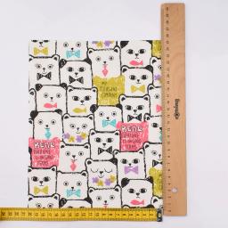 Desenhos animados impressos sarja tecido de algodão, DIY costura Quilting, têxteis-lar, patchwork material para o bebê & cama da criança, camisa, boneca Ect - Image 6