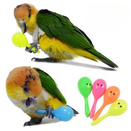 Pássaro Mordidas Brinquedos Interativos De Treinamento, Chocalho De Papagaio Bonito, Martelo De Areia, Bola De Areia, Acessórios De Desejo, Papagaio - Image 1