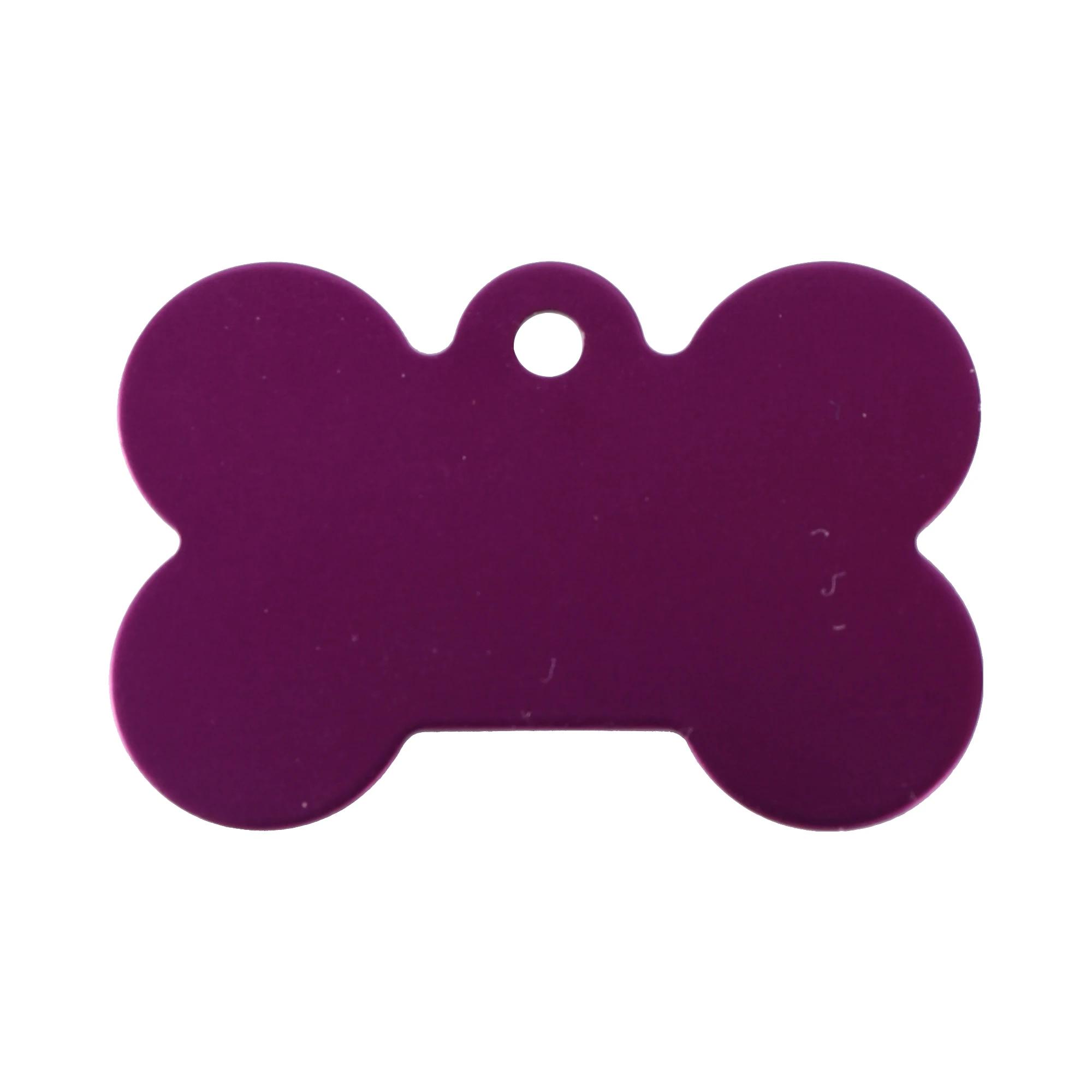 Alumínio osso Tags para Pet cão e gato, etiquetas personalizadas para prevenir a perda, Puppy Coleiras, marcadores ósseos, Pet Supplies, 10 pcs - Image 1