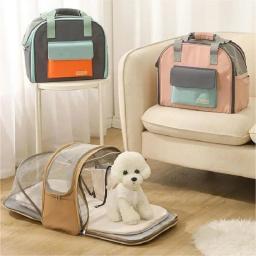 Bolsa de Transporte Multifuncional para Animais De Estimação, Mochila De Cachorro, Bolsa De Ombro Único, Tent Pet Bag, Puppy Carrier - Image 3