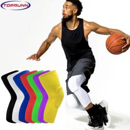 Joelheiras de compressão longa para crianças e adultos, mangas para pernas, basquete, futebol, esportes, mulheres, homens, 1 par, 2 peças - Image 1