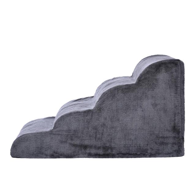 Escada Anti-Deslizamento para Pets com 4 Camadas - Ideal para Cães e Gatos Pequenos