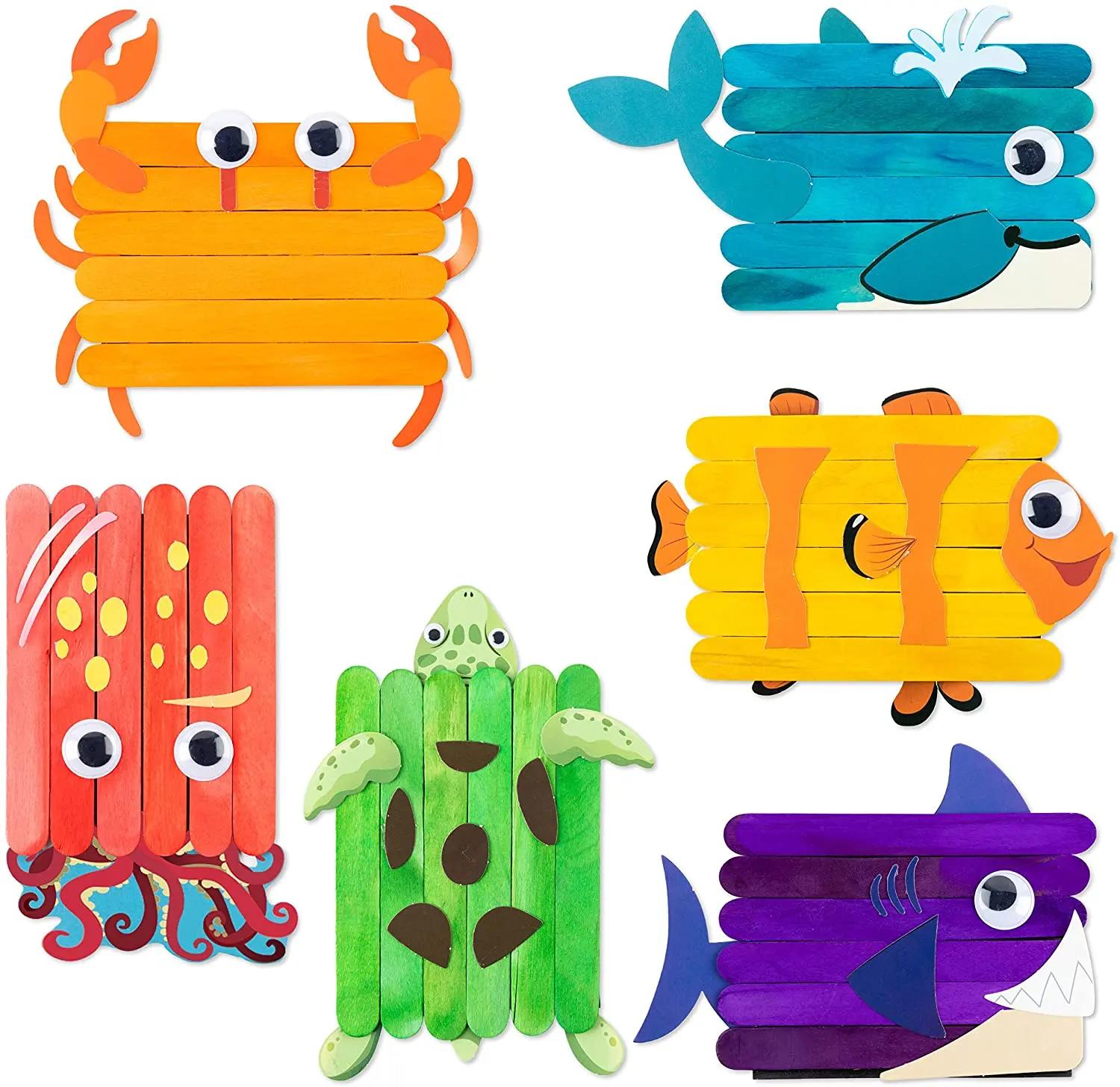 Animal sentiu Kit de costura para iniciantes, DIY Art Craft, atividade interior criativa, presente para meninos e meninas, 12pcs - Image 1