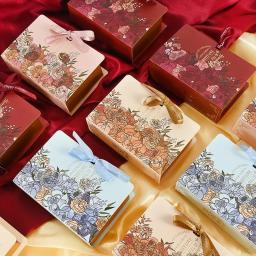 10 pçs criativo livro forma caixa de presente de casamento para convidados papel doces chocolate sobremesa caixas de embalagem chá de bebê presente de aniversário - Image 3
