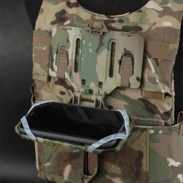 Rack do telefone móvel para esportes ao ar livre, Molle prático, placa de navegação dobrada, engrenagem do celular, Airsoft Vest Acessórios - Image 1