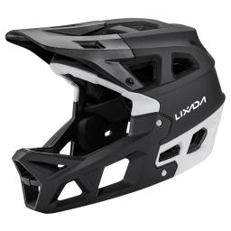 LIXADA-Full Face Mountain Bike Capacete, Leve, Corridas Adulto, Downhill MTB, Mais de 31 aberturas, Forro Destacável - Image 1
