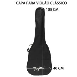 Capa Para Violão Clássico Simples Tagima Com Bolso E Alças - Image 3
