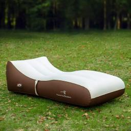 Cama inflável automática para uma pessoa, cama com almofada de ar, acampamento ao ar livre, colchão dobrável portátil, PS1, novo, 2024 - Image 1