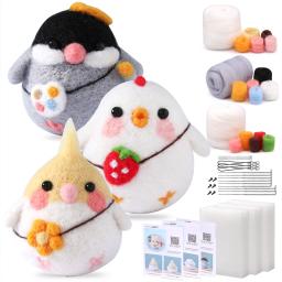 Kits agulha feltragem com ferramentas para iniciantes e adultos, boneca fazendo suprimentos - Image 3