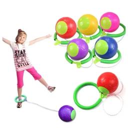 Pular bola brinquedos divertidos ao ar livre bola exercício coordenação e força reação treinamento balanço bola equilíbrio hop clássico pular brinquedo - Image 1