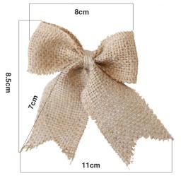 2m/rolo juta serapilheira laço fita artesanato de casamento diy natural juta tecido presente envoltório costura roupas festa natal decoração para casa - Image 6