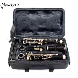 Miwayer-17-key Bakelite Clarinete De Madeira, Instrumento Profissional De Sopros, Tenor com Caixa, Peças De Instrumentos Musicais Reed - Image 1