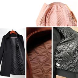 Espessamento acolchoado entrelaçamento forro tecido de algodão para outono e inverno forro de casaco de algodão acolchoado jaqueta cadeira almofada artesanal - Image 4