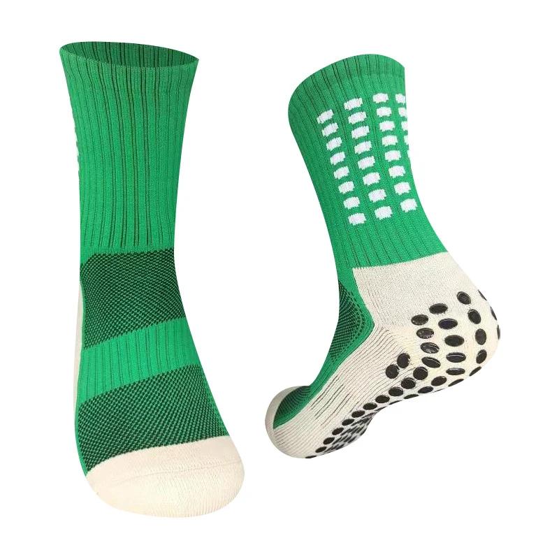 Meias de futebol antiderrapante espessadas para adultos e crianças, respirável, antiderrapante, esportes, futebol, ao ar livre, ciclismo - Image 1