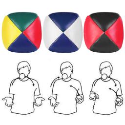 Malabarismo bolas para crianças, esporte ao ar livre, bolas de circuito com 4 painéis, brinquedos para crianças e adultos - Image 2