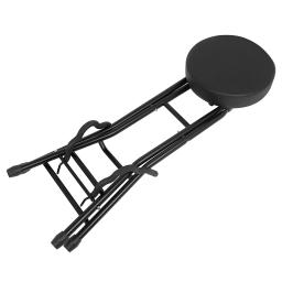 Universal One Piece Folding assento pé fezes, guitarra e baixo cadeira, instrumentos de corda, acessórios especiais - Image 4