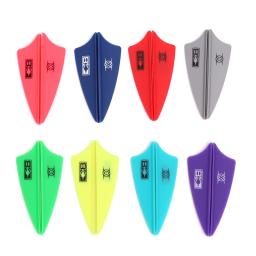 Arco-como seta para diy, 50pcs, acessórios de tiro com arco, escudo, com pena, para caçar e fotografar, 1.75 polegadas - Image 2
