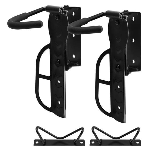 Suporte Giratório de Bicicletas para Parede - Armazenamento Vertical para Garagem - Pacote com 2 Peças