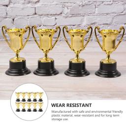 Troféus De Recompensa De Plástico Criativo para Crianças, Pequeno Troféu, Prêmio De Ouro, Copos De Troféu, Material Escolar, Brinquedos De Presente, 10Pcs - Image 6