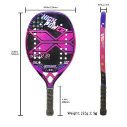 Arronax-Full Carbon Fiber Beach Tennis Racket, superfície áspera, capa Bag, em estoque, 3K - Image 6