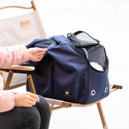 Bolsa de ombro respirável para cães pequenos, Estojo de transporte do gato do animal de estimação, Mochila Dobrável Portátil, Suprimentos ao ar livre - Image 4