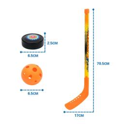 Bastão de hóquei no gelo infantil, golf e futebol goal, mini conjunto de futebol removível, ferramentas de treinamento, inverno - Image 6