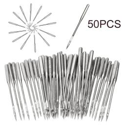 50 agulhas domésticas da máquina de costura dos pces agulha universal - Image 3